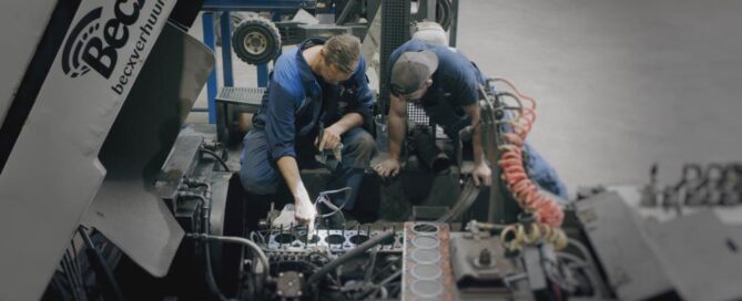 Interne opleiding en begeleiding van monteurs bij Becx Verhuur